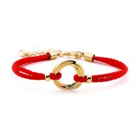 Fashion Zinc Alloy Bracelets, with Nylon Cord, plated, for woman 17mm Approx 9 Inch 