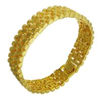 Brass Bracelets, 24K gold plated, Unisex, 15mm Approx 8 Inch 