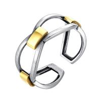 Brass Finger Ring, plated, for woman & blacken, lead & cadmium free, 7mm, US Ring 