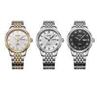DOM® Watch Collection, Stainless Steel, with Glass, Chinese movement, plated, Life water resistant & for man Approx 8 Inch 