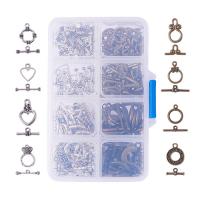 Zinc Alloy Toggle Clasp, with Plastic Box, plated, mixed lead & cadmium free Approx 1-2mm 