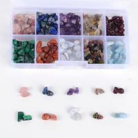 Gemstone Chips, with Plastic Box, mixed, 5-15mm Approx 1mm 