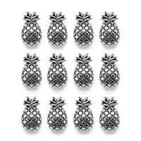 Zinc Alloy Large Hole Beads, Pineapple, antique silver color plated, lead & cadmium free Approx 5mm 