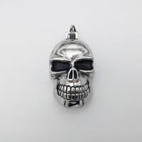Stainless Steel Skull Pendant, for man & blacken, original color Approx 2-4mm 