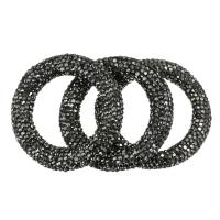 Клей Pave Ювелирные кольца, Кольцевая форма, со стразами отверстие:Приблизительно 1mm, продается PC