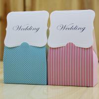 Papel Caja de caramelo de boda, Sostenible, más colores para la opción, 110x65x35mm, Vendido por UD