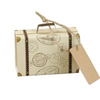 Papel Caja de caramelo de boda, Sostenible, 80x50x25mm, Vendido por UD