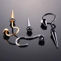 Acier titane piercing oreille, parapluie, Placage, unisexe, plus de couleurs à choisir, 43mm, 20mm, 1.2mm, Vendu par PC
