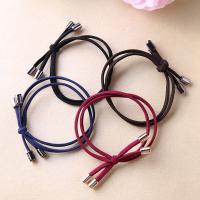 Nylon Elastic Band, with Zinc Alloy, Double Layer & durable & for woman 160mm 