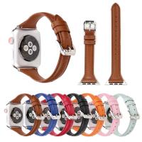 Leather Watch Band, with Stainless Steel, stainless steel watch band clasp Approx 8 Inch 