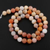 Natürliche Botswana Achat Perlen, rund, verschiedene Größen vorhanden, Bohrung:ca. 1mm, Länge:ca. 15 ZollInch, verkauft von Strang