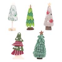 Wood Christmas Decoration Ornaments, Christmas Tree, Christmas jewelry 