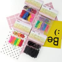 Gummiband Haarschmuck elastisch, für Kinder, 15mm,25mm, 60PCs/Box, verkauft von Box
