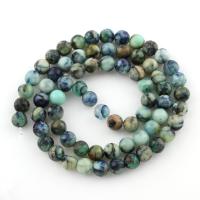 Blue Speckle Stone Beads, Round Approx 1mm Approx 15.5 Inch 