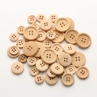 4 Hole Wood Button, durable & Unisex 