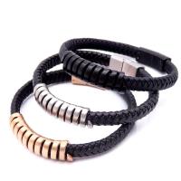 Stainless Steel Bracelet, plated, braided bracelet & Unisex & anti-fatigue 8mm Approx 8 Inch 