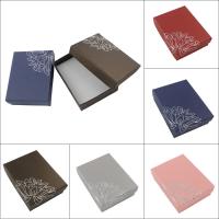 Cajas de Cartón para Anillos, Papel, Rectángular, más colores para la opción, 70x90x28mm, 12PCs/Bolsa, Vendido por Bolsa