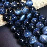 Hawk-eye Stone Beads, Round Approx 1mm Approx 15.7 Inch 