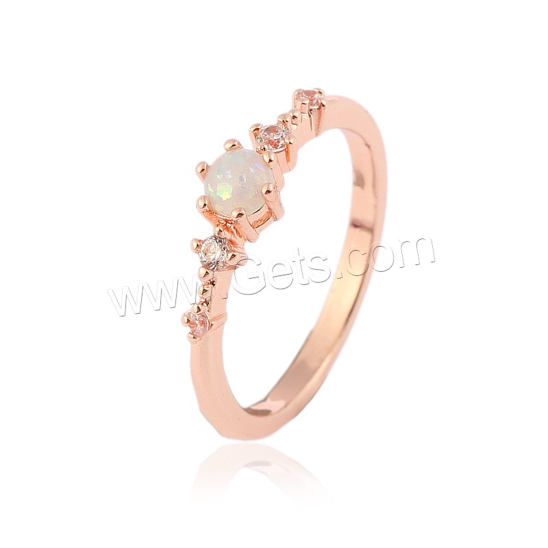 Rhinestone Zinc Alloy Finger Ring, Brass, plated, for woman & with rhinestone, more colors for choice, Sold By PC