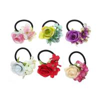Ponytail Holder, Cloth, with Rubber Band, for woman 50mm 