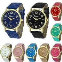 Unisex Wrist Watch, Zinc Alloy, with Glass, Chinese movement, plated, Random Color, nickel & cadmium free Approx 8 Inch 