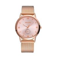 Unisex Wrist Watch, 316L Stainless Steel, with zinc alloy dial & Glass, Chinese movement, plated 