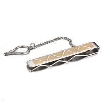 Stainless Steel Tie Clip, gold color plated, for man, original color, 57mm, 67mm, 22mm 