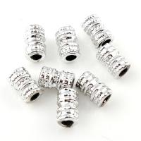 Zinc Alloy Jewelry Beads, silver color plated, lead & cadmium free Approx 2.5mm 
