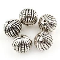Zinc Alloy Jewelry Beads, antique silver color plated, lead & cadmium free Approx 1.5mm 