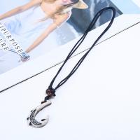 канифоль Свитер ожерелье, с пеньковый трос, Мужская, длина:Приблизительно 31.5 дюймовый, продается Strand