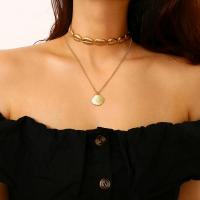 Zinc Alloy Choker Necklace, with 2.7inch extender chain, plated, for woman Approx 13.7 Inch 