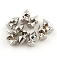 Zinc Alloy Jewelry Beads, platinum color plated, lead & cadmium free Approx 1mm 