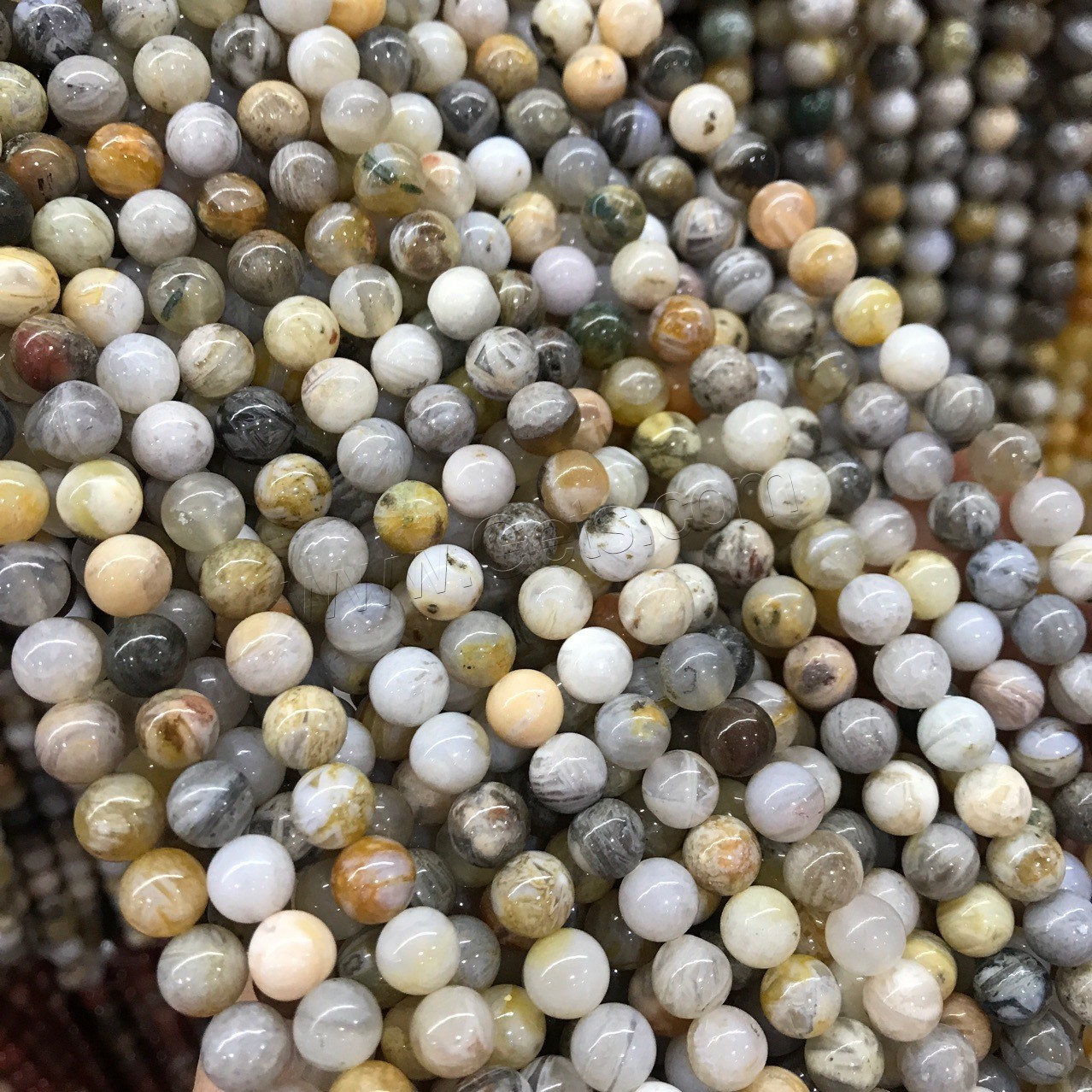 Natural Bamboo Agate Beads, different size for choice, Length:Approx 15 Inch, Sold By Strand