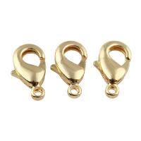 Brass Lobster Claw Clasp, real gold plated, nickel, lead & cadmium free Approx 1mm 