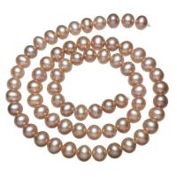 Potato Cultured Freshwater Pearl Beads, natural, purple, 6-7mm Approx 0.8mm Approx 15 Inch 