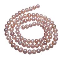 Potato Cultured Freshwater Pearl Beads, natural, purple, 5-5.5mm Approx 0.8mm Approx 15.5 Inch 