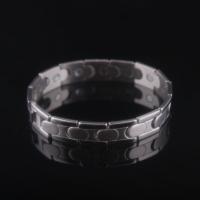 Stainless Steel Bracelet, with Non Magnetic Hematite, hygienical & for man, original color, 12mm Approx 8.2 Inch 