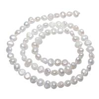 Potato Cultured Freshwater Pearl Beads, natural, white, 4-5mm Approx 0.8mm Approx 15 Inch 