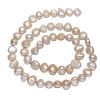 Potato Cultured Freshwater Pearl Beads, natural, white, 6-7mm Approx 0.8mm Approx 14.5 Inch 
