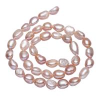 Potato Cultured Freshwater Pearl Beads, natural, purple, 6-7mm Approx 0.8mm Approx 14.7 Inch 