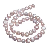 Potato Cultured Freshwater Pearl Beads, natural, purple, 8-9mm Approx 0.8mm Approx 15 Inch 