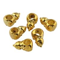 Zinc Alloy Jewelry Beads, Calabash, gold color plated Approx 2.5mm 