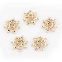 Zinc Alloy Bead Caps, Flower, gold color plated, lead & cadmium free Approx 2mm 