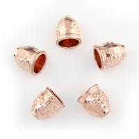 Zinc Alloy Bead Caps, rose gold color plated, lead & cadmium free Approx 2-7mm 