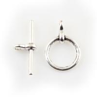 Zinc Alloy Toggle Clasp, platinum color plated  Approx 1mm 
