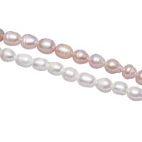 Potato Cultured Freshwater Pearl Beads, with troll 5-9mm Approx 2mm Approx 15.3 Inch 
