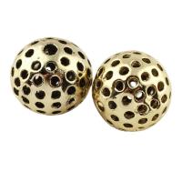 Zinc Alloy Jewelry Beads, Round, antique gold color plated, lead & cadmium free, 22mm Approx 1.5mm 