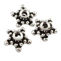 Zinc Alloy Bead Caps, antique silver color plated, lead & cadmium free Approx 1.5mm 