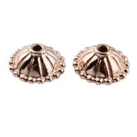 Zinc Alloy Bead Caps, rose gold color plated, lead & cadmium free Approx 1mm 