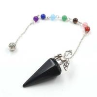 Quartz Pendulum Pendant, with Zinc Alloy, silver color plated & for woman Approx 7.4 Inch 